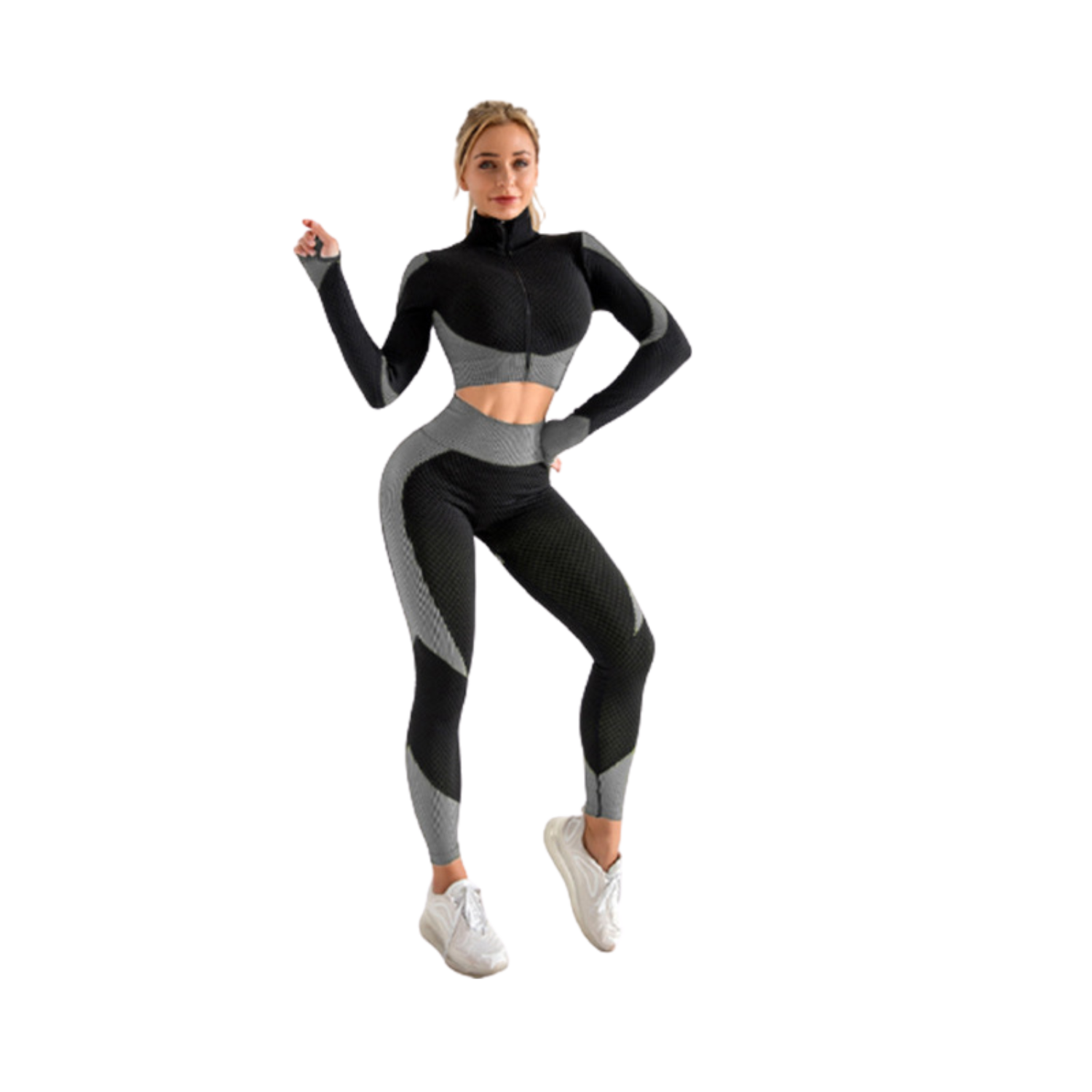 Breathable Seamless Yoga Clothing Suit