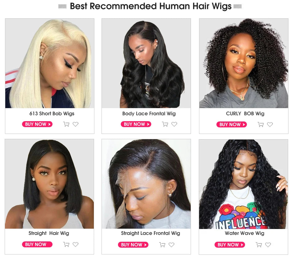 Water Wave Human Hair Wigs HD 13X6 Lace Frontal Wigs For Women  Pre plucked Water Wave Lace Front Wigs 180%