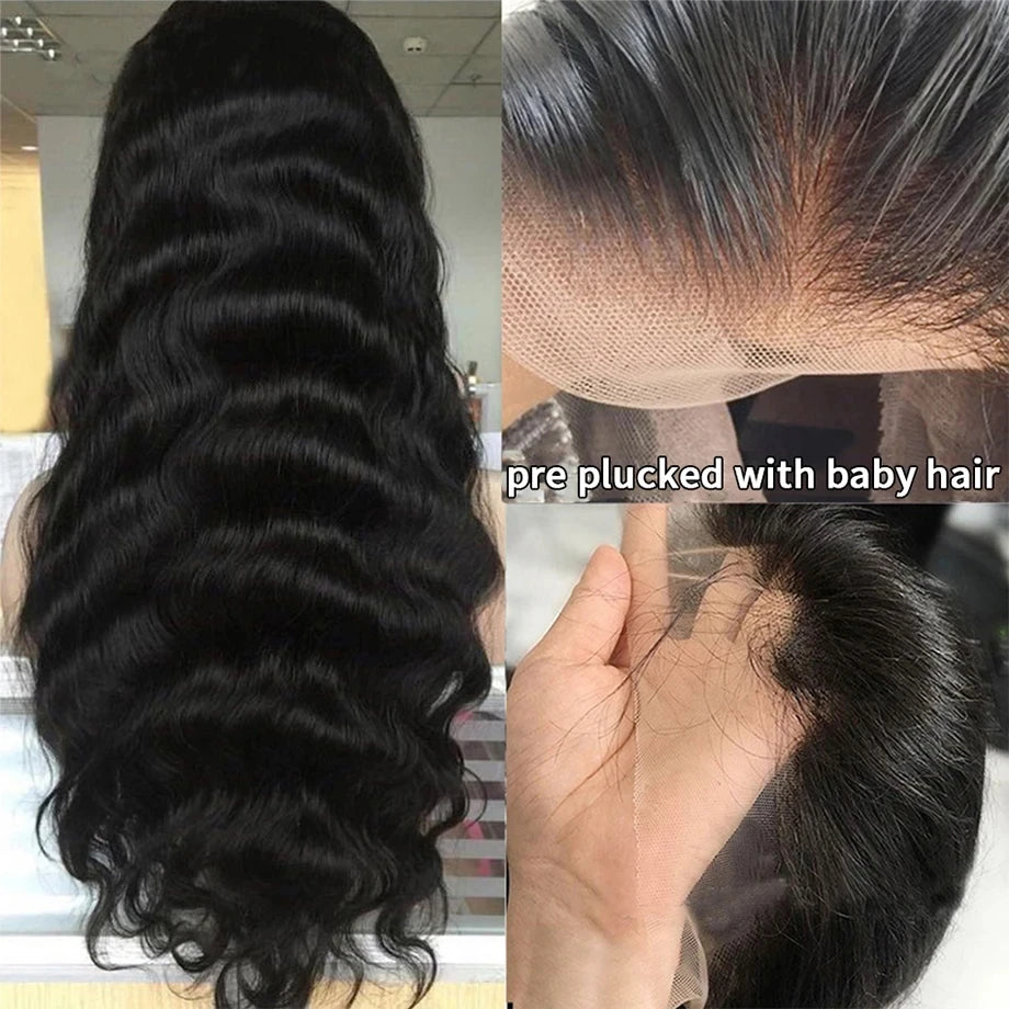 Body Wave HD 13X4 13X6 Lace Front Human Hair Wigs For Women Pre plucked Body Wave Human Hair Wigs