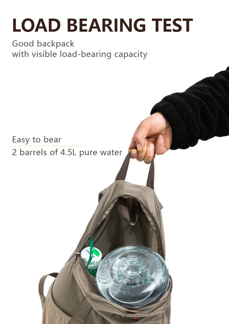 BISINNA 20L Hiking Backpack Ultralight Foldable Waterproof Travel Bags For Men Outdoor Portable Woman Camping Small Backpack