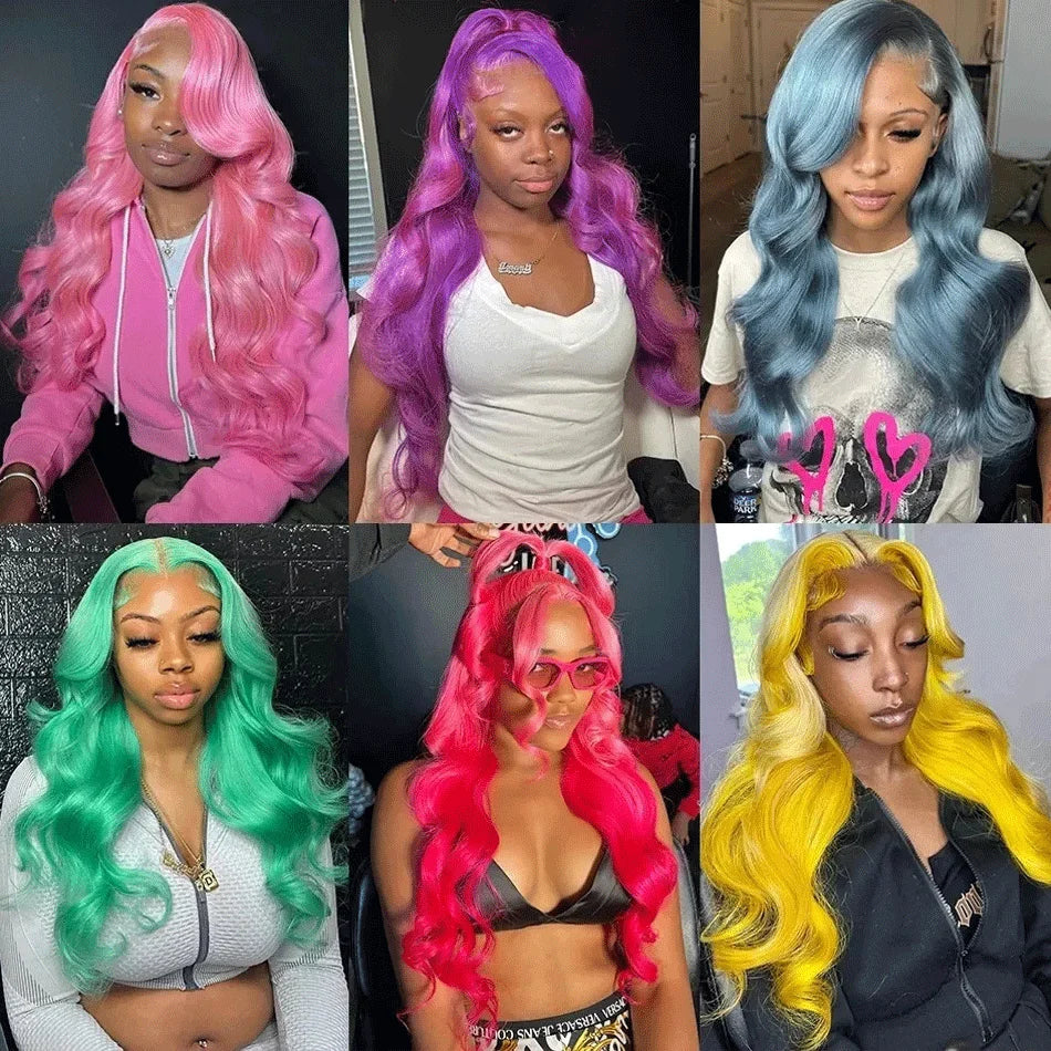 Blonde 613 13x6 HD Lace Frontal Wigs Brazilian Body Wave Lace Front Human Hair Wigs Pre plucked Body Wave 613 Lace Frontal Wigs