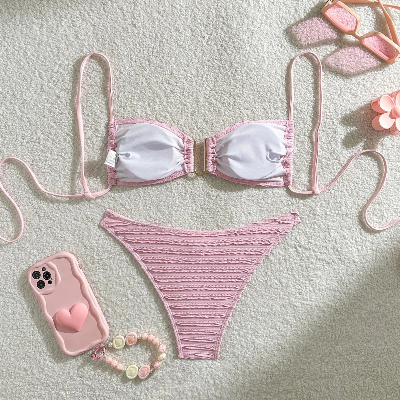 New Sexy Bikinis 2025 Swimsuits Women's Swimwear Push Up Female Beach Swim Wear Bathing Suits Brazilian Bikini Set Pool Bather