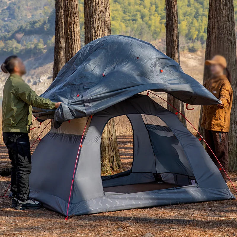 BISINNA 2-3 Person Camping Tent Waterproof Double Layer Lightweight Tent Portable Outdoor Hiking Trekking Travelling