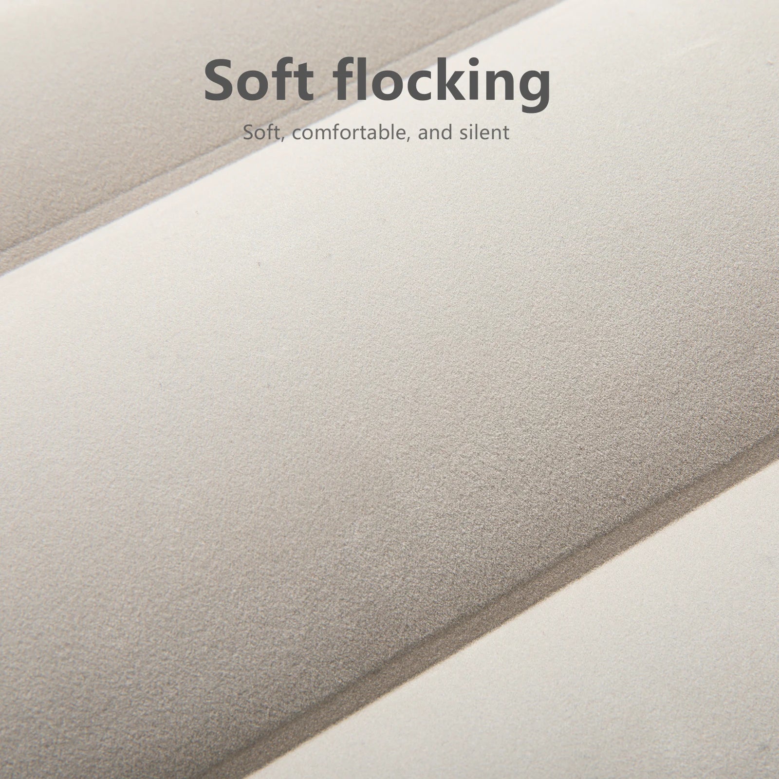 BISINNA Inflatable Pillow,Portable Camping Neck Pillow,Compressible Folding Flocking Air Cushion for Sleeping Travel Hiking