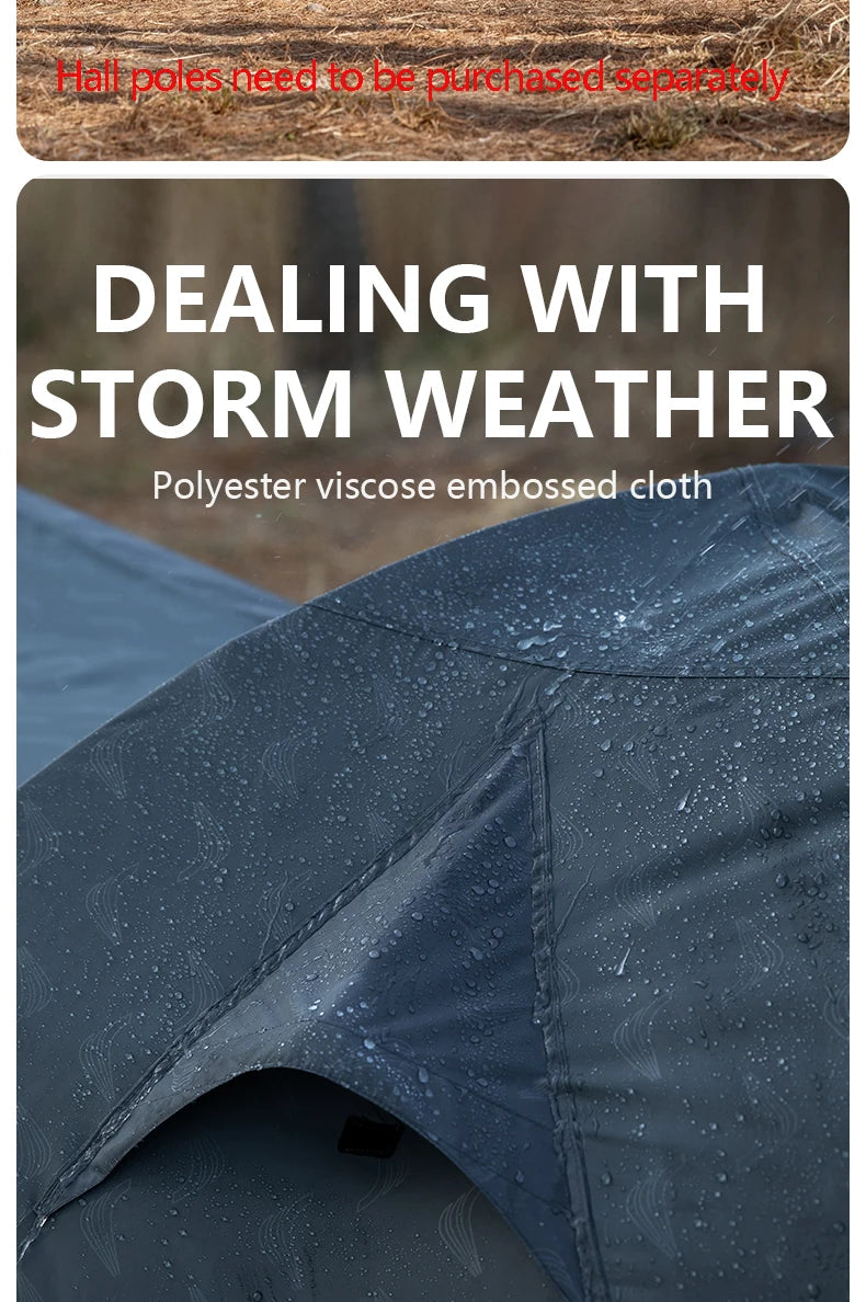 BISINNA 2-3 Person Camping Tent Waterproof Double Layer Lightweight Tent Portable Outdoor Hiking Trekking Travelling