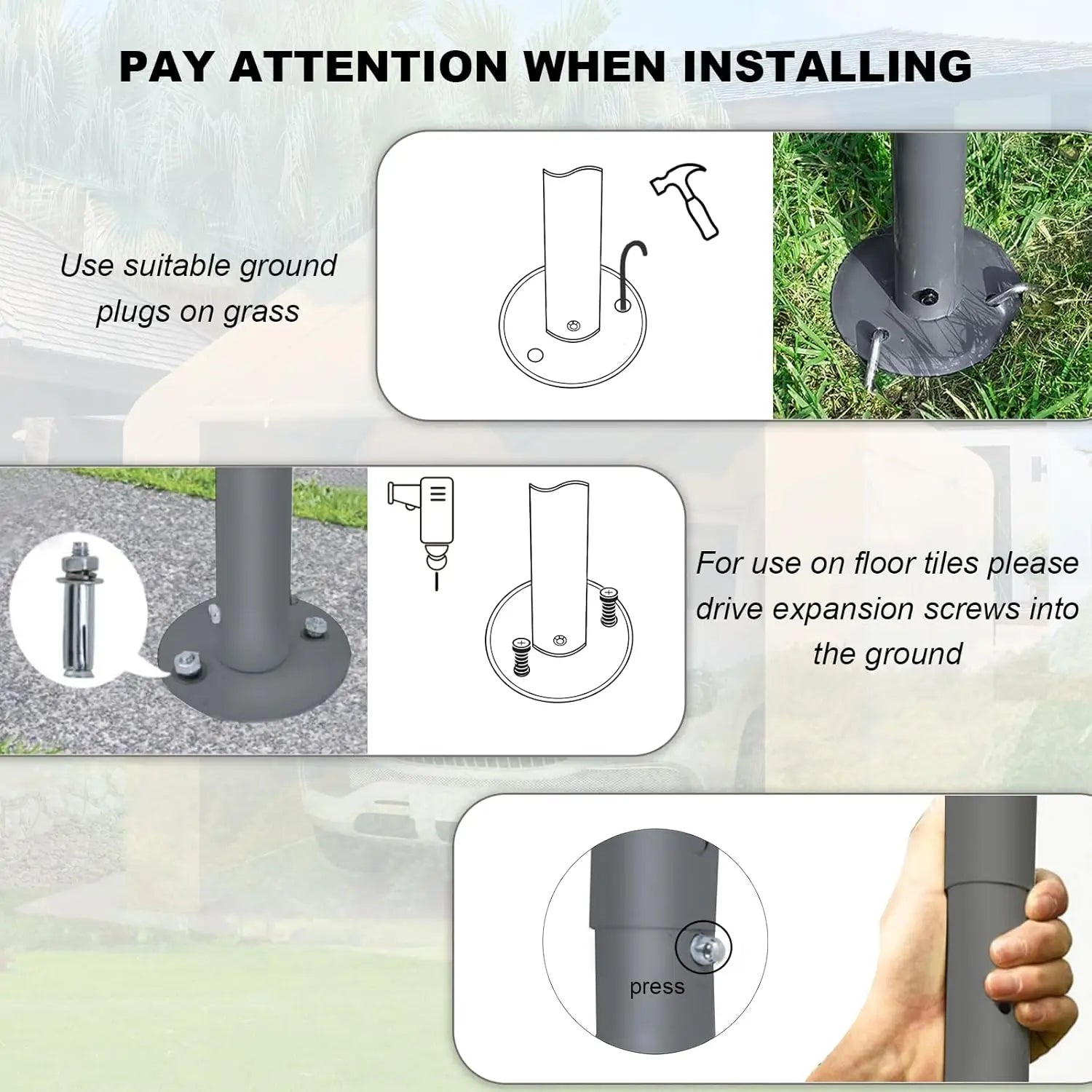 10x20 Ft Heavy Duty Canopy Steel Canopy Storage Shed,Portable Garage Party Tent,Portable Garage  (Grey)