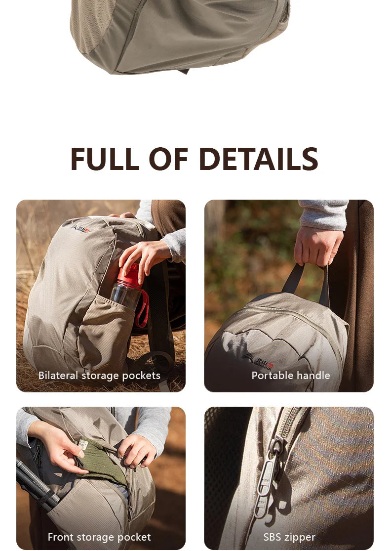 BISINNA 20L Hiking Backpack Ultralight Foldable Waterproof Travel Bags For Men Outdoor Portable Woman Camping Small Backpack