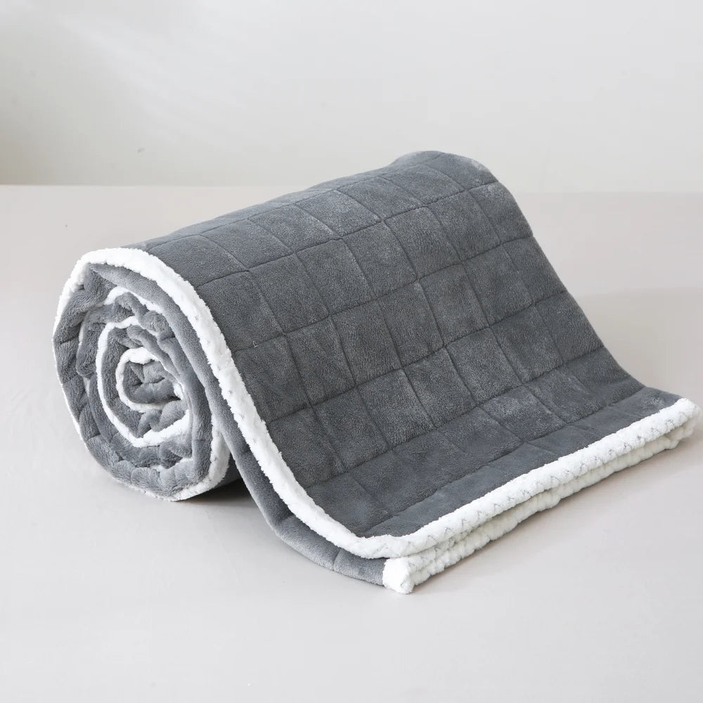 1pc Quilted Mattress Topper, Soft Velvet Milk Fiber Mattress Cover, Breathable Flannel, Anti-Slip, Machine Washable