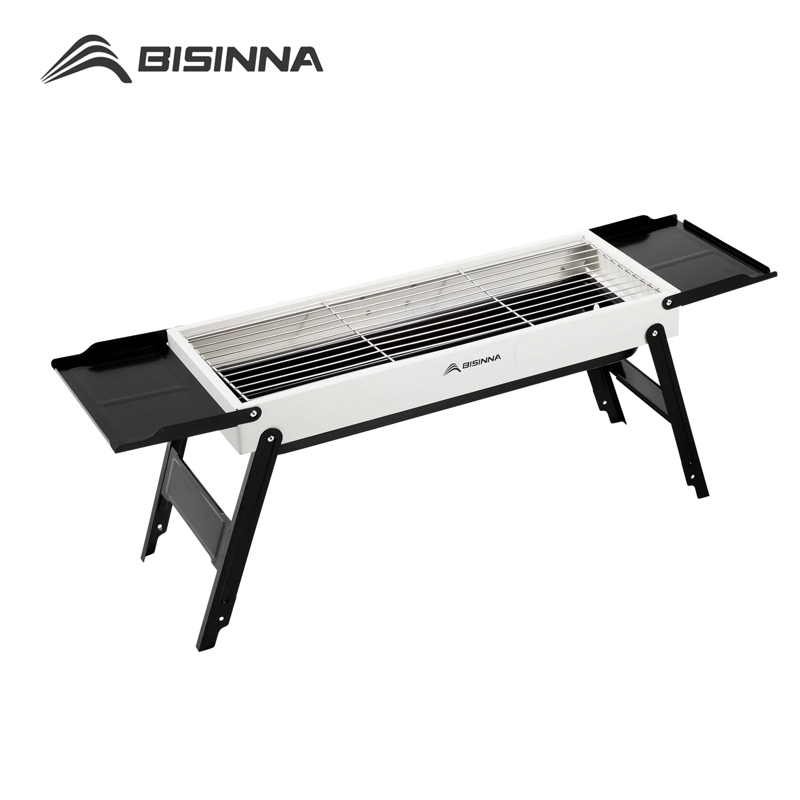BISINNA Outdoor Barbecue Grill Portable Folding Charcoal Stove Camping Burner Brazier for Travel Picnic BBQ