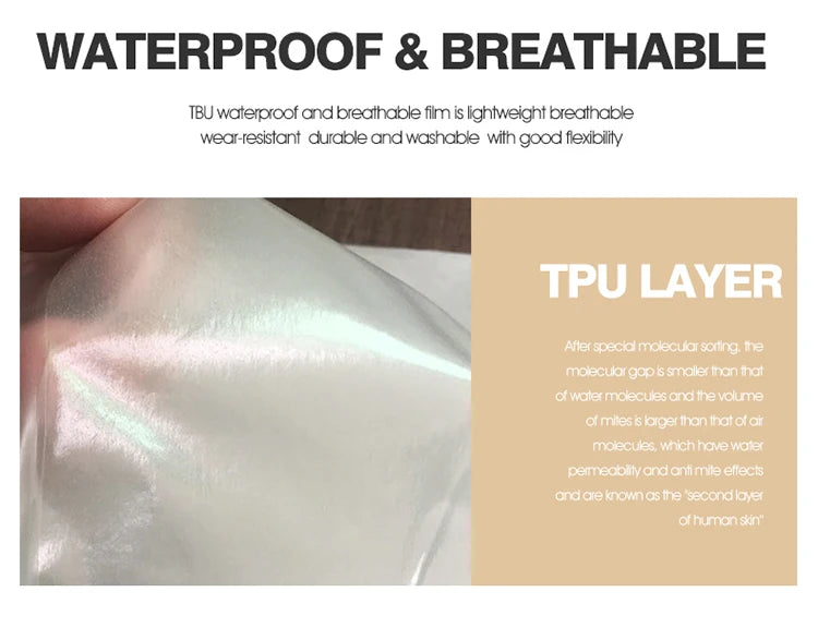 Waterproof Bed Sheet Quilted Throw Mattress Cover for Winter Elastic Fitted Sheet  Protector Full Queen King 160/140*200cm