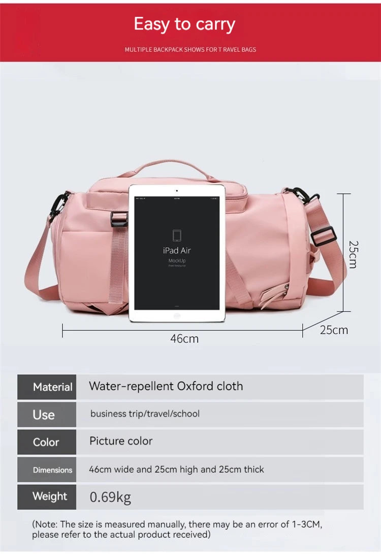 Rilibegan Outdoor Backpacks Waterproof Sport Travel Back Pack Fitness Backpack Big Capacity Travel Bag Shoe Barn Backpacks