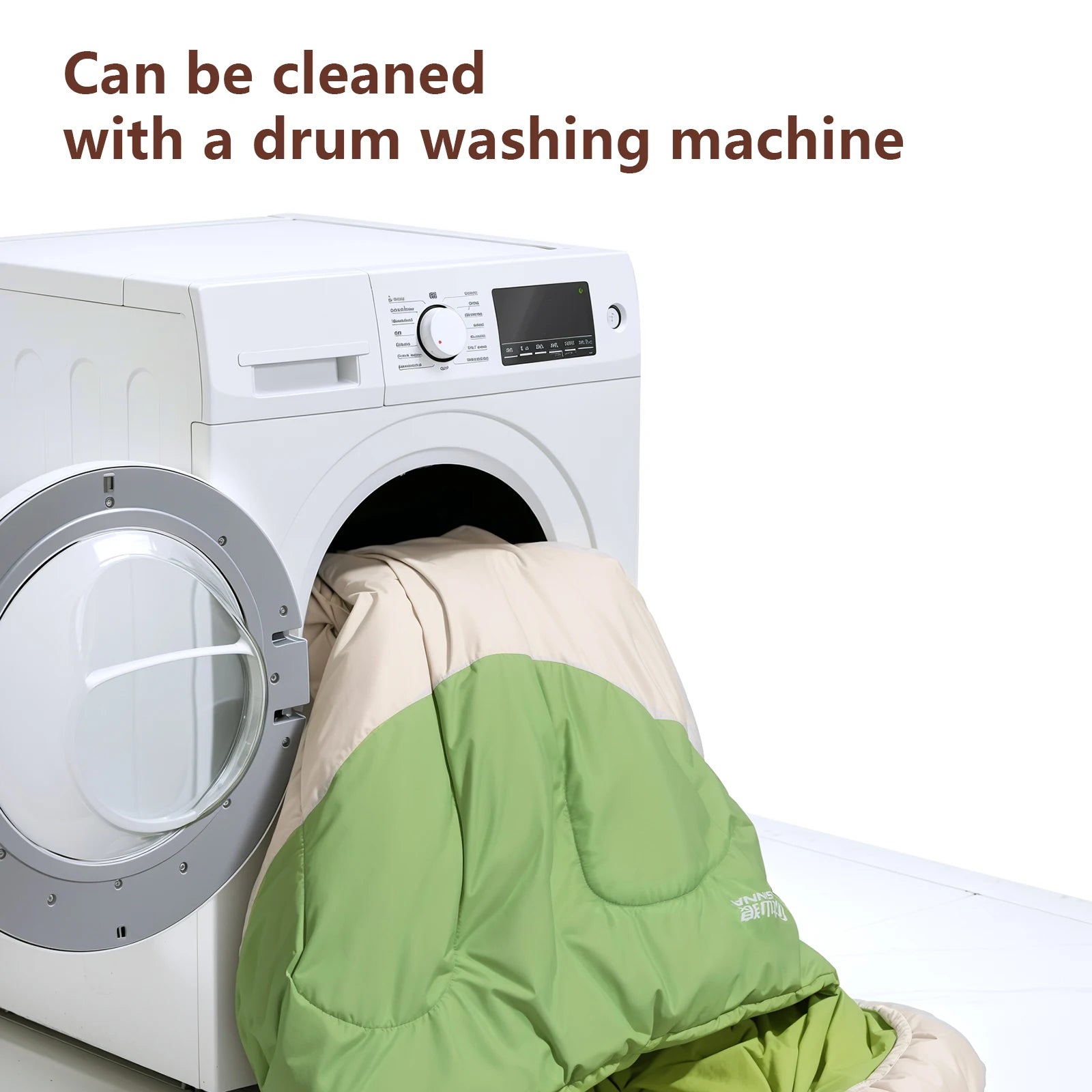 BISINNA 120cm Width Large Winter Cotton Sleeping Bag Outdoor Lightweight Camping Supplies Hiking Trekking Tourism