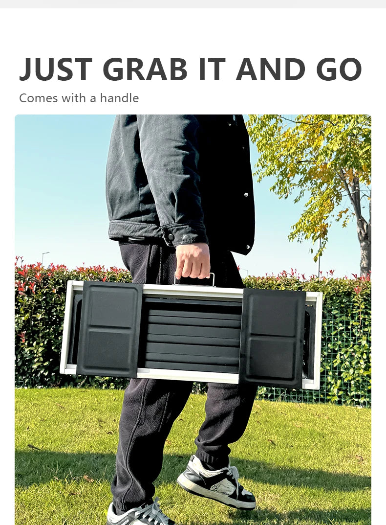 BISINNA Outdoor Barbecue Grill Portable Folding Charcoal Stove Camping Burner Brazier for Travel Picnic BBQ