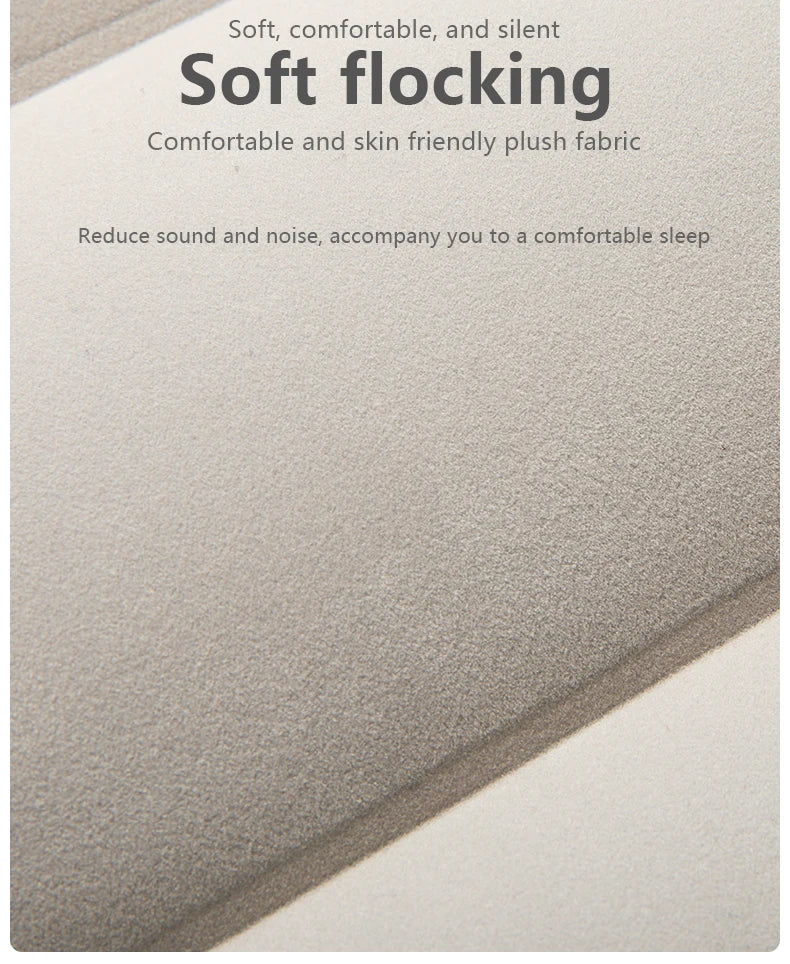 BISINNA Inflatable Pillow,Portable Camping Neck Pillow,Compressible Folding Flocking Air Cushion for Sleeping Travel Hiking