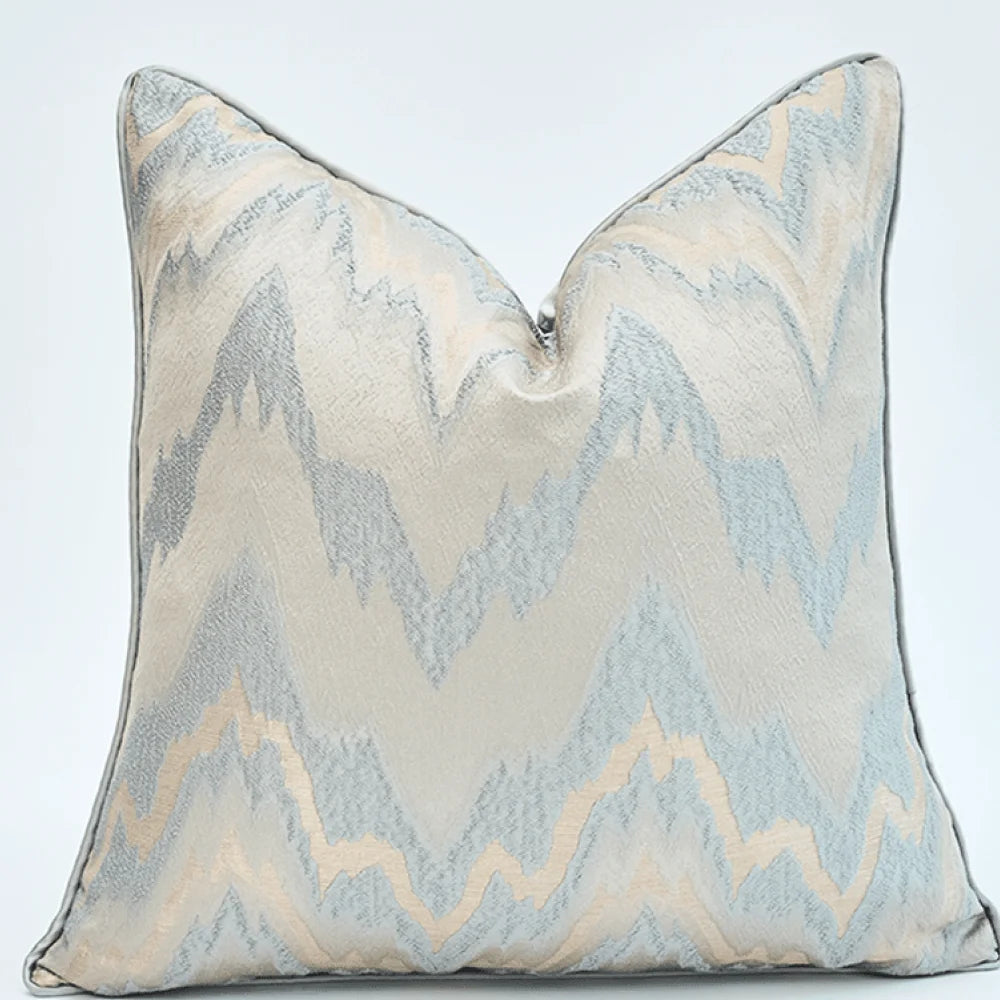 Throw Decor Pillow Covers (no filling)  for Couch Sofa Bed, GreyBeige Cushion Covers 45x45cm/50x50cm