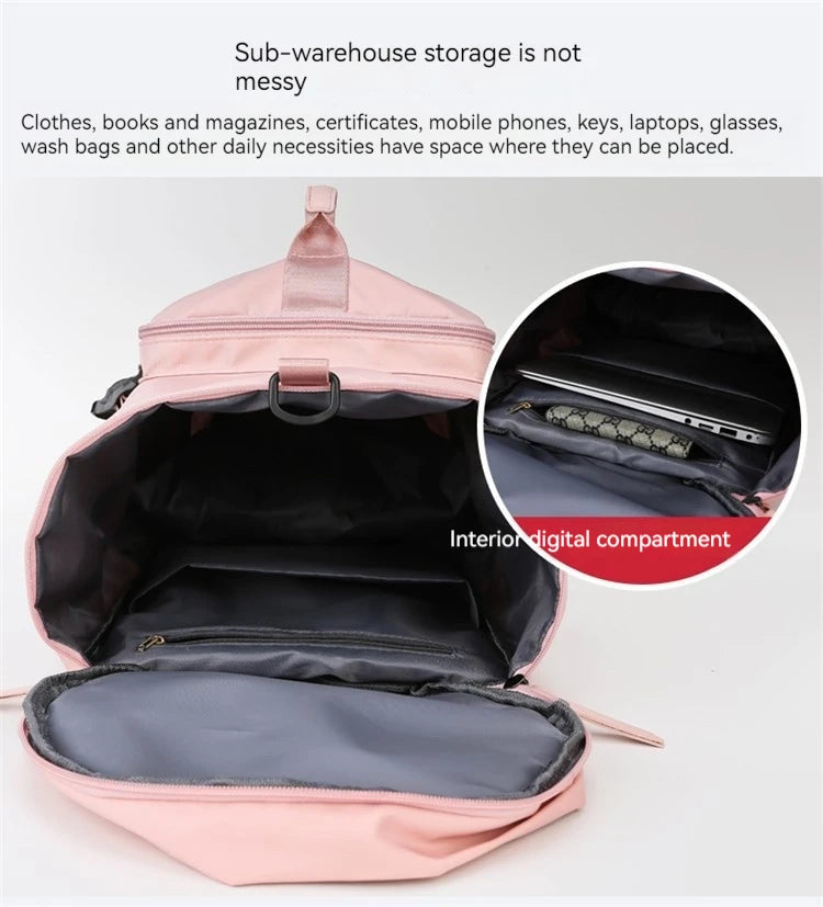 Rilibegan Outdoor Backpacks Waterproof Sport Travel Back Pack Fitness Backpack Big Capacity Travel Bag Shoe Barn Backpacks