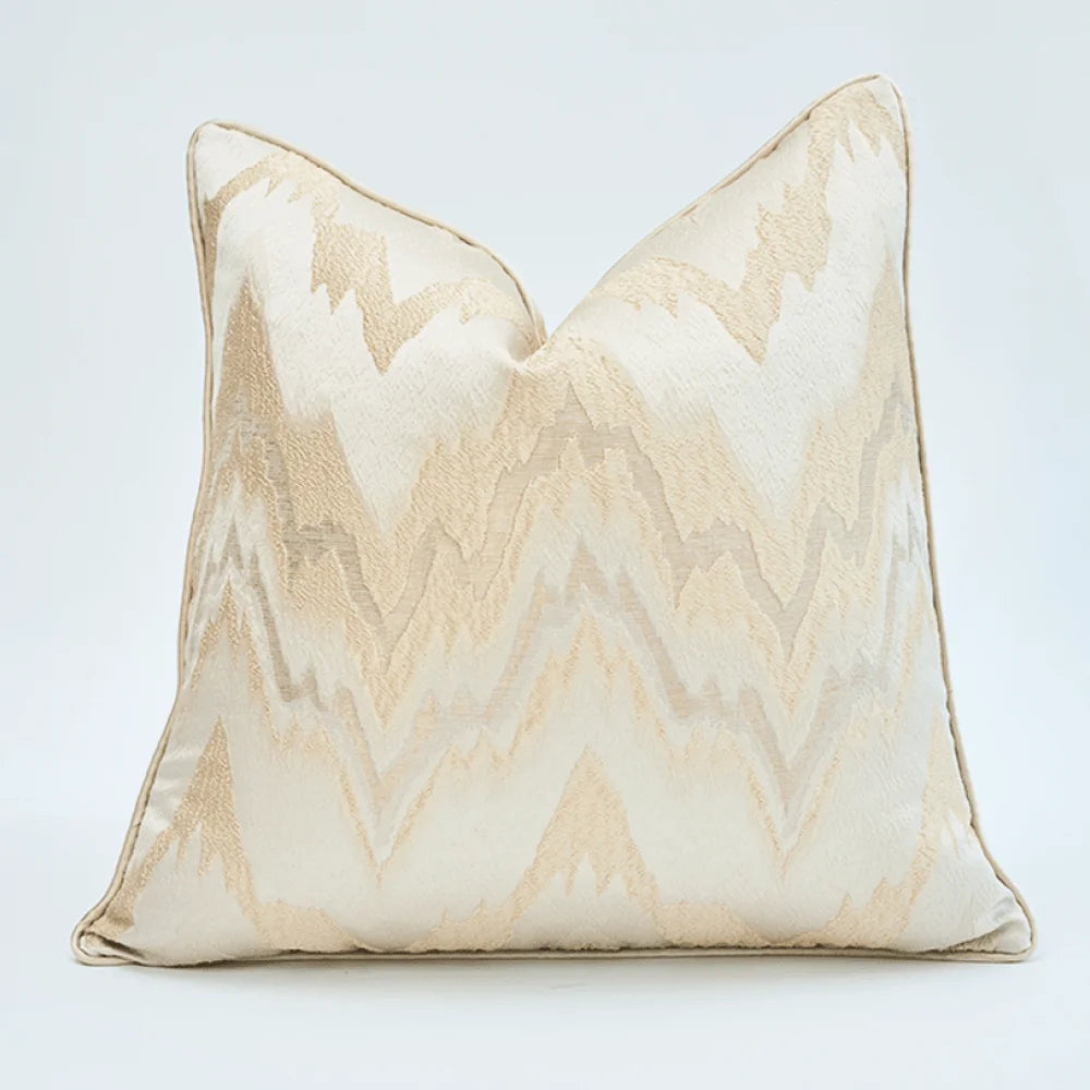Throw Decor Pillow Covers (no filling)  for Couch Sofa Bed, GreyBeige Cushion Covers 45x45cm/50x50cm