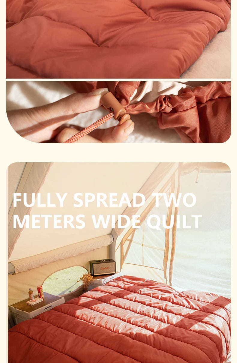 BISINNA Large Camping Sleeping Bag Lightweight 3 Season Loose Widen Bag Long Size for Adult Rest Hiking Fishing