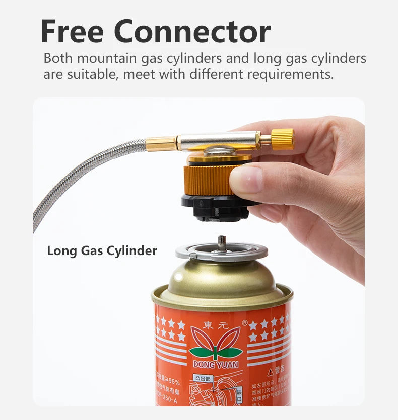 BISINNA Camping Gas Stove 5800W Tourist Folding Burner Portable Furnace Outdoor BBQ Hiking Picnic Equipment