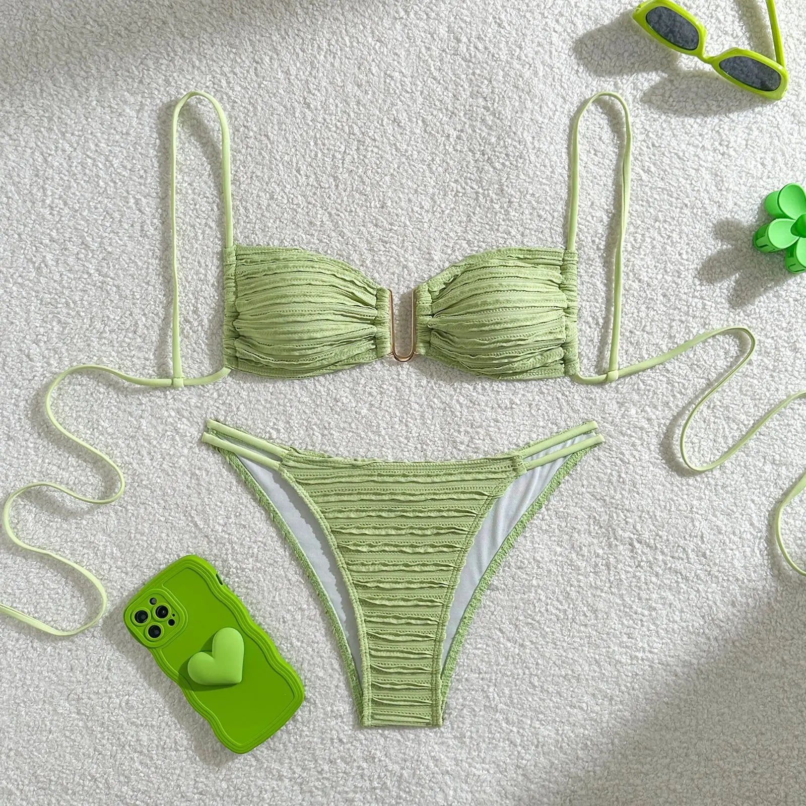 New Sexy Bikinis 2025 Swimsuits Women's Swimwear Push Up Female Beach Swim Wear Bathing Suits Brazilian Bikini Set Pool Bather