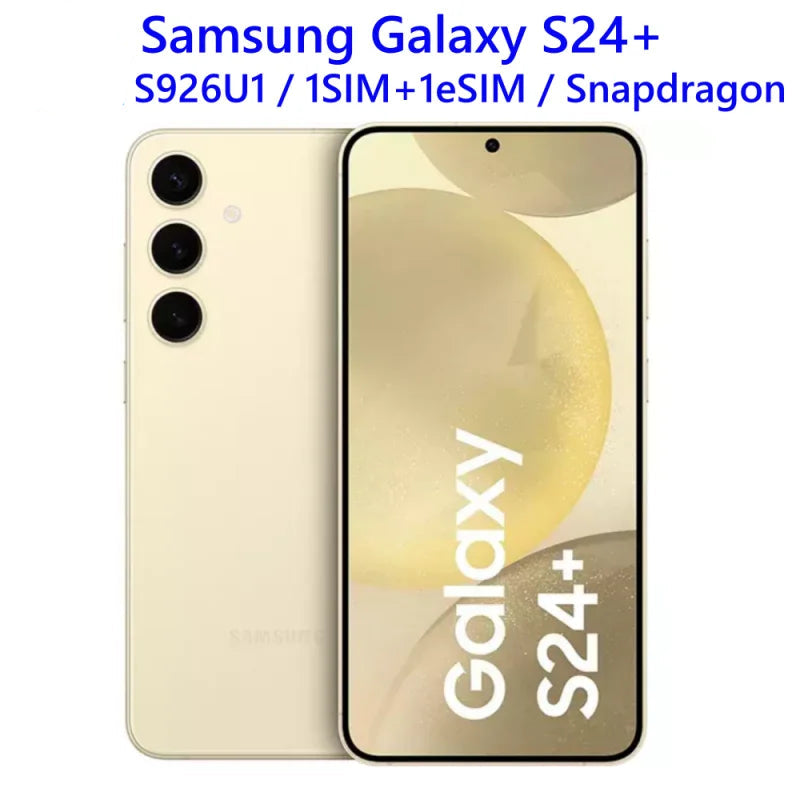 Samsung Galaxy S24+ S24 Plus S926U1 12GB RAM 256/512GB ROM 6.7" Snapdragon NFC Octa Core Unlocked Original 5G AI Phone