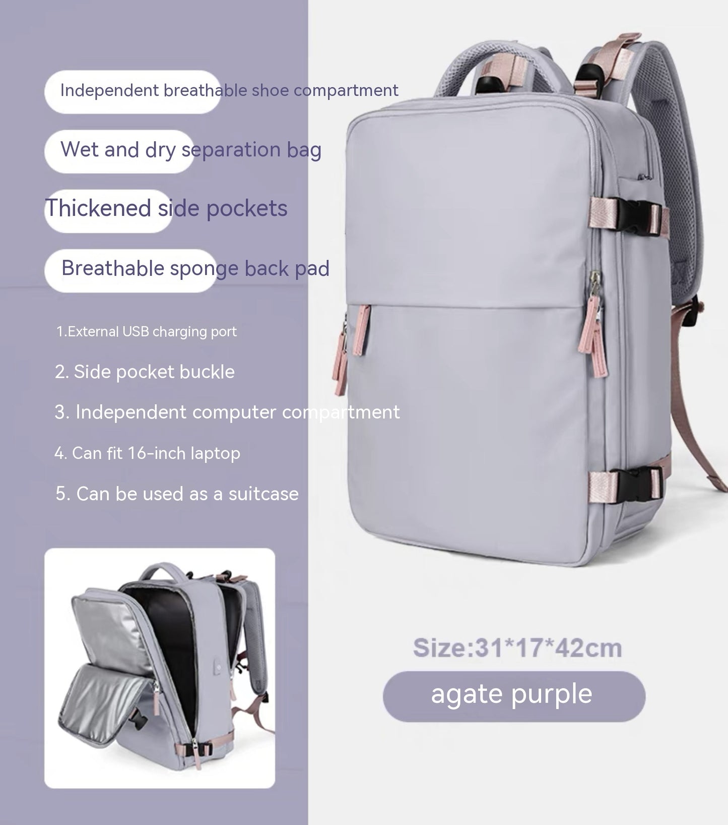 Waterproof Mummy Backpack