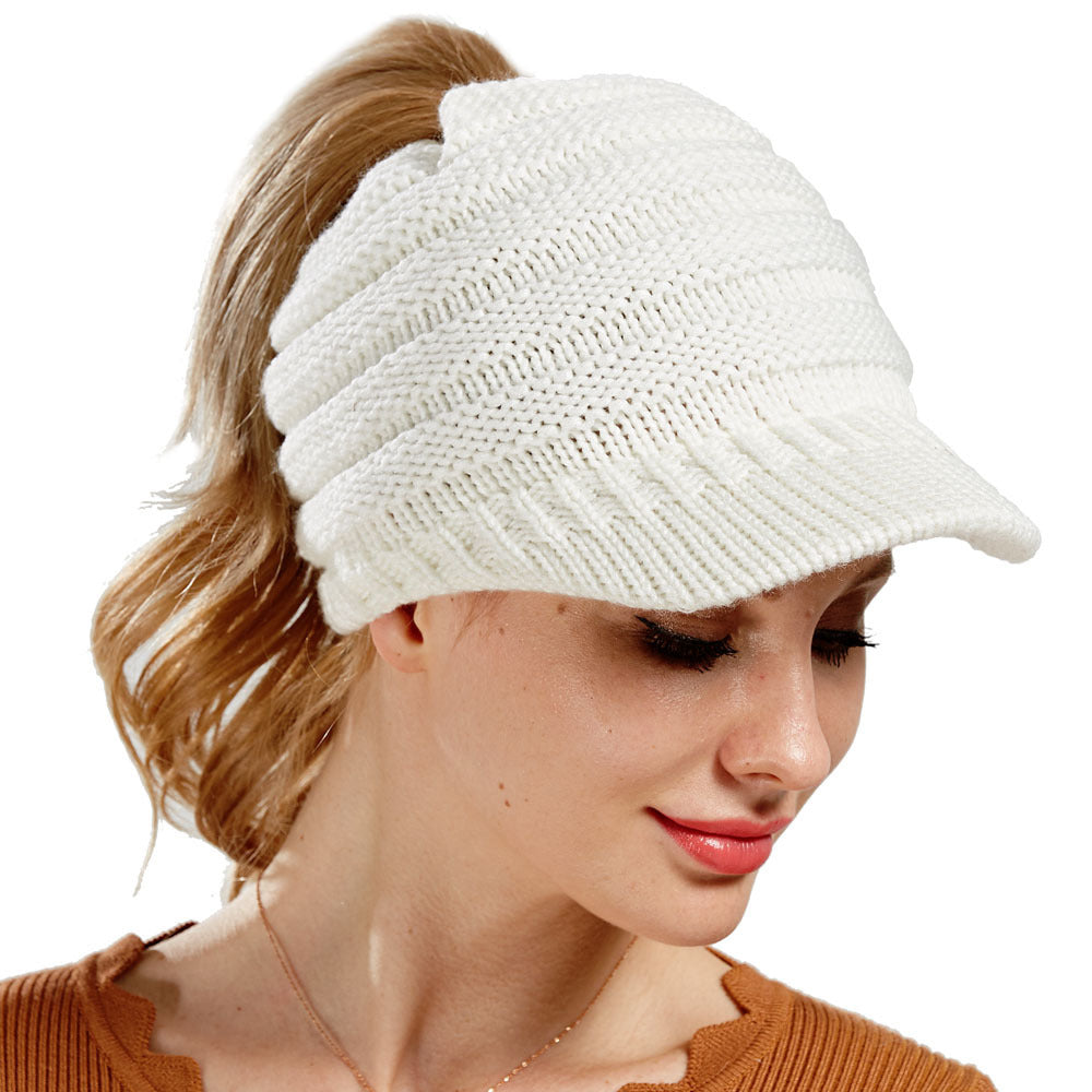 Women's Ponytail Beanies