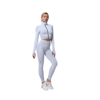 Breathable Seamless Yoga Clothing Suit