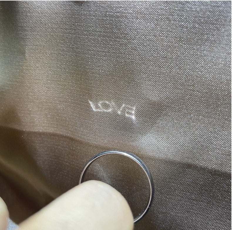 Sterling Silver Love Ring for Women