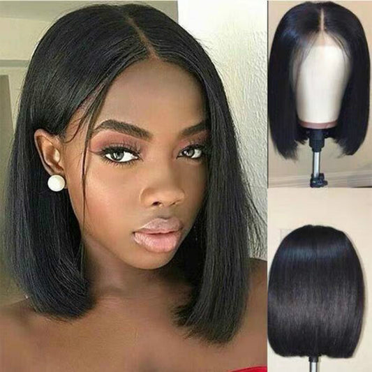 Short Bob Brazilian Remy Human Hair Wig