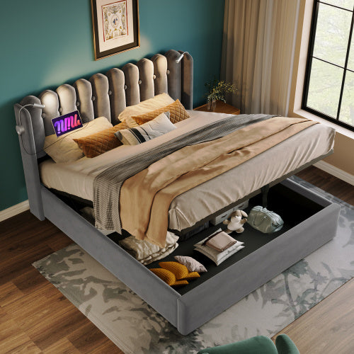 Linen Storage Space Bed Frame