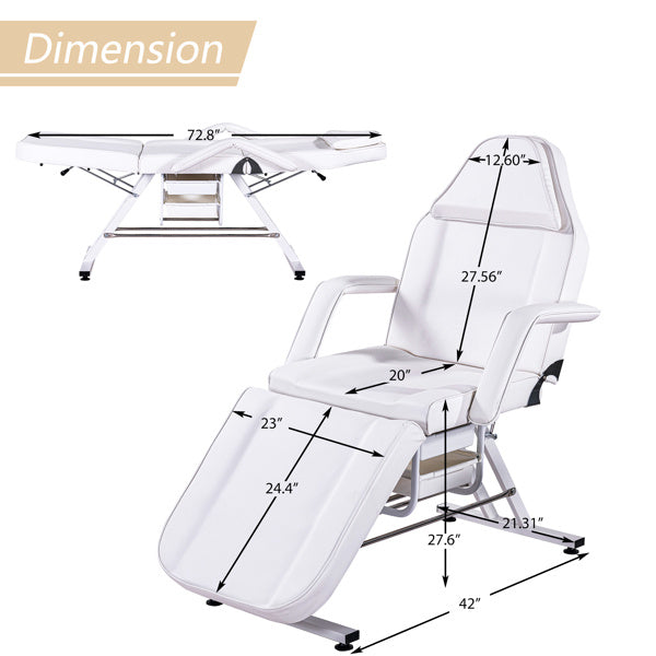 Massage Salon Tattoo Chair, Adjustable Beauty Barber Spa Beauty Equipment