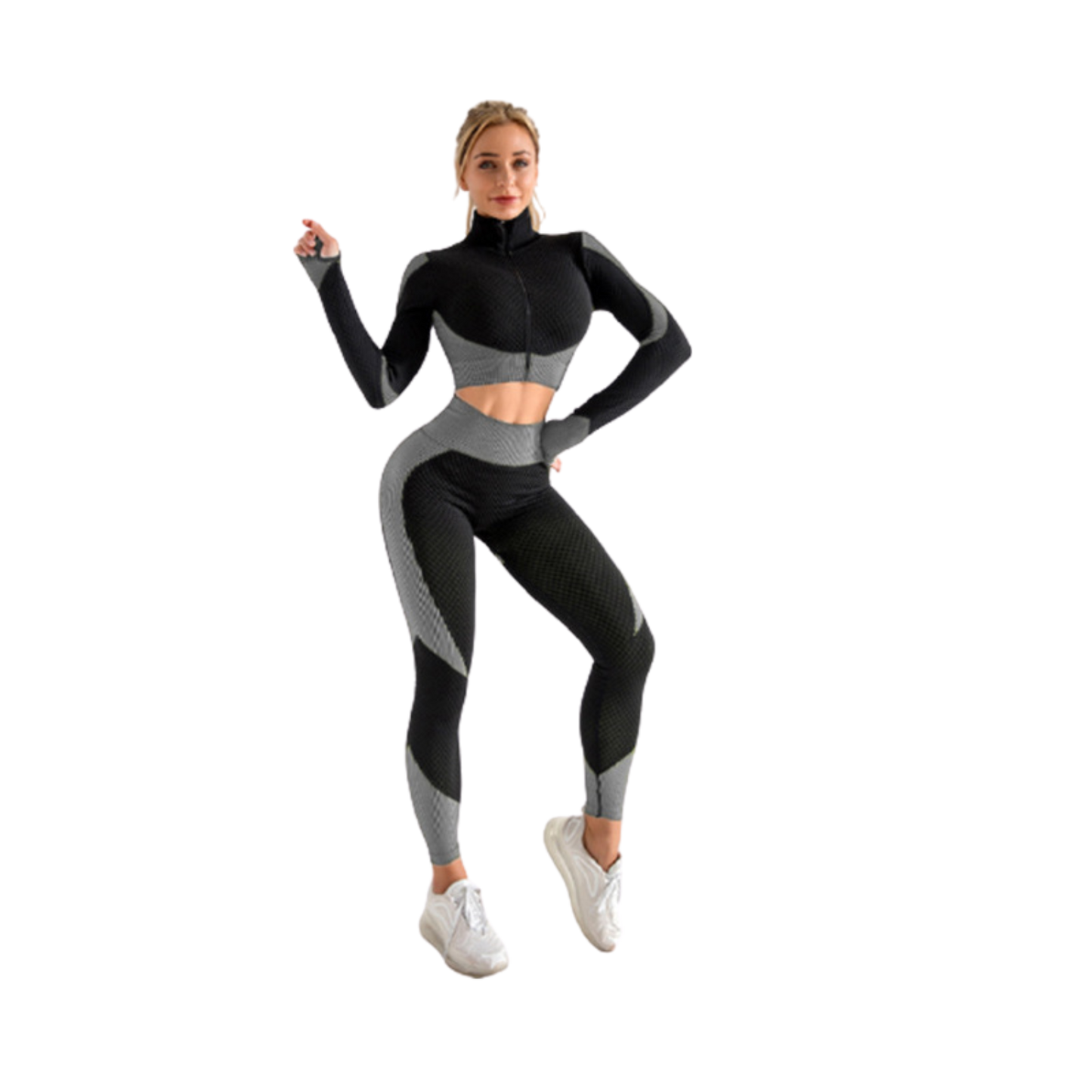 Breathable Seamless Yoga Clothing Suit