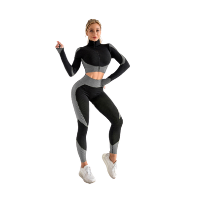 Breathable Seamless Yoga Clothing Suit