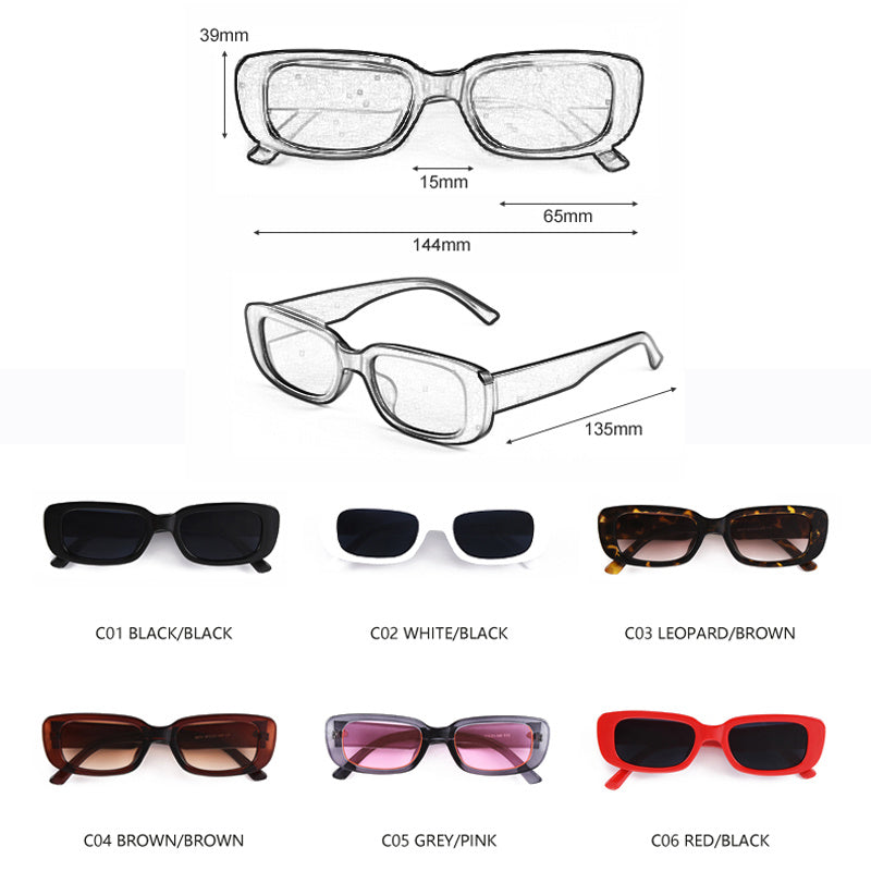 Square Small Frame Sunglasses