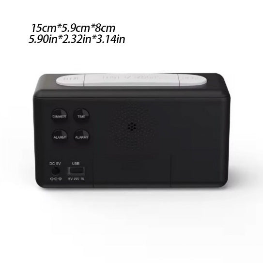 Hot Selling Digital Dual Alarm Clock Phone Replacement With Adjustable Brightness LED Desktop Clock