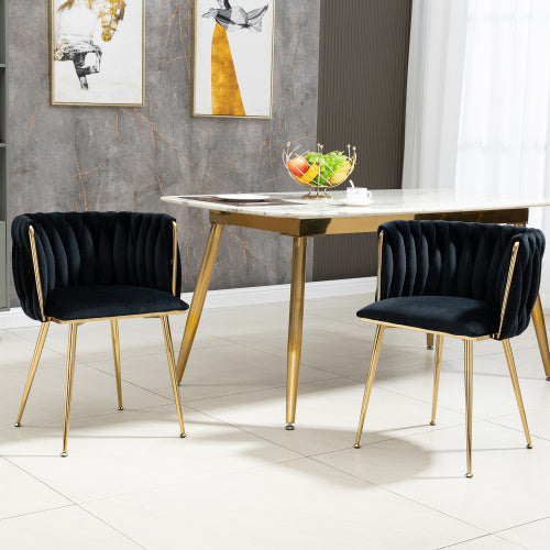 Metal Velvet Dining Chairs