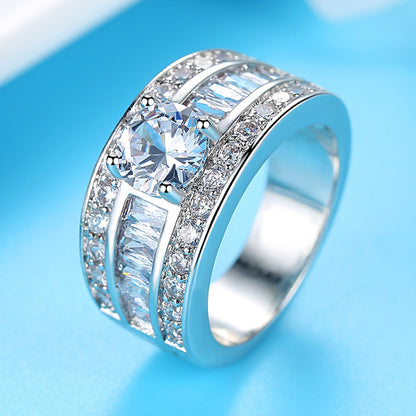 Diamond Zircon Fashion Ring Set