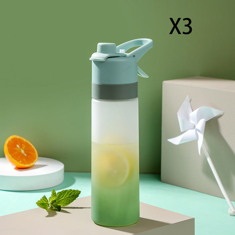 Outdoor Fitness Spray Water Bottle