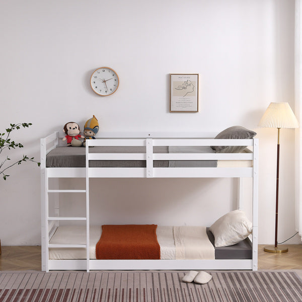 Twin Wooden Bed Can Be Split Into Single-layer Beds