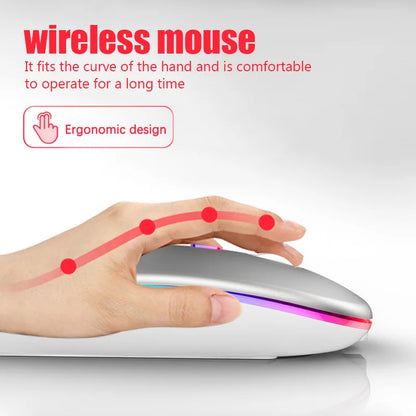 Rechargeable Bluetooth RGB Wireless Mouse