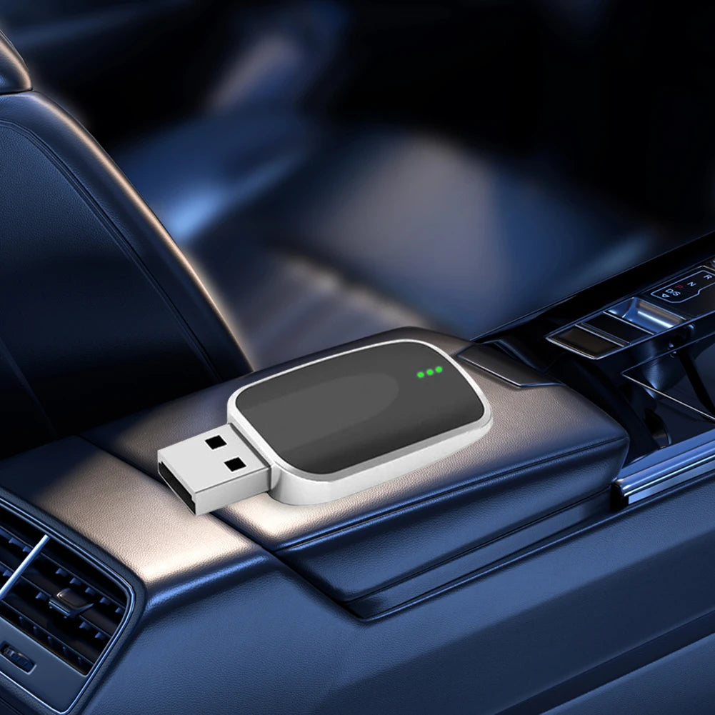 2 in 1 Wireless CarPlay Android Auto Adapter Carplay AI Box Convert Wired To Wireless Plug & Play for Factory Wired CarPlay Cars