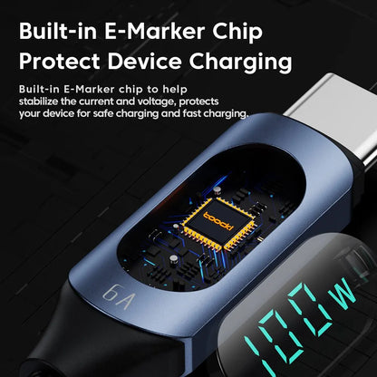 100W USB-C to USB-C PD Fast Charging Cable