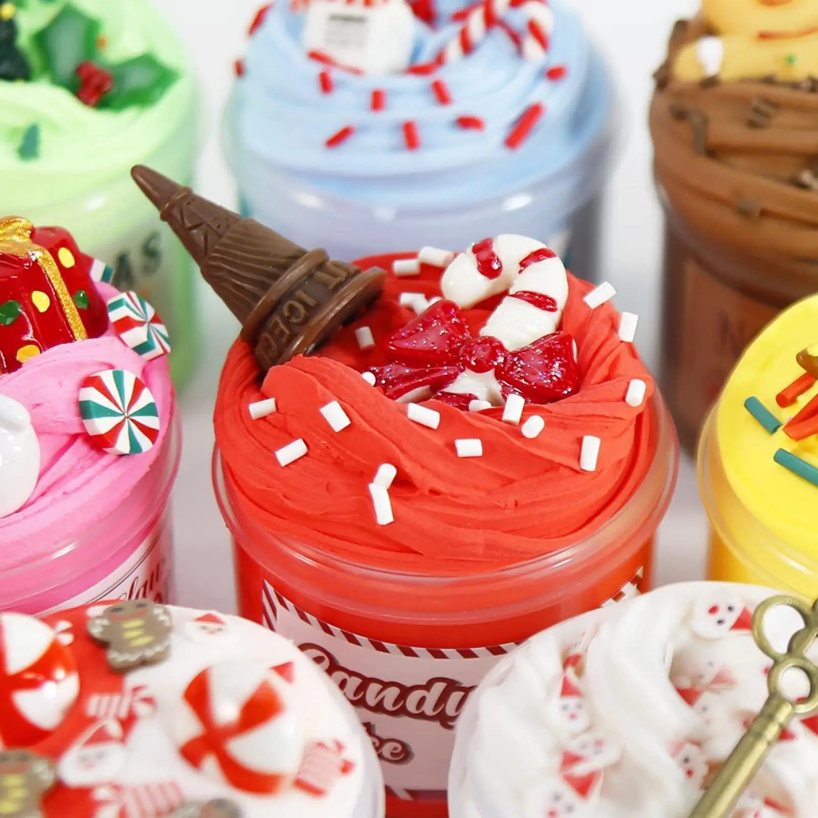 Christmas Holiday Slime Advent Calendar Christmas Countdown for Kids Toys 24 Day Toy Adventure Calendar Christmas New Year Gift