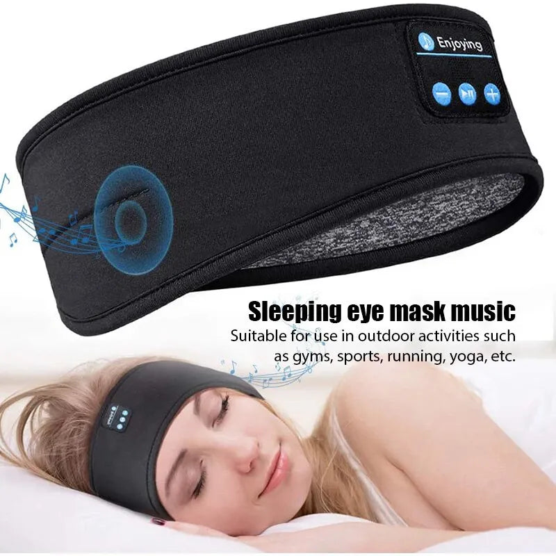 Bluetooth Sports & Sleep Headband with Earphones