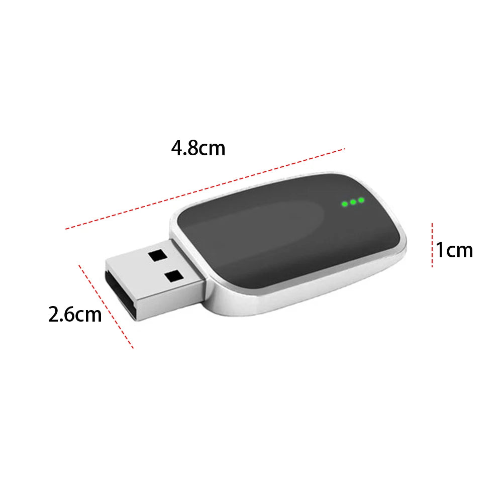 2 in 1 Wireless CarPlay Android Auto Adapter Carplay AI Box Convert Wired To Wireless Plug & Play for Factory Wired CarPlay Cars