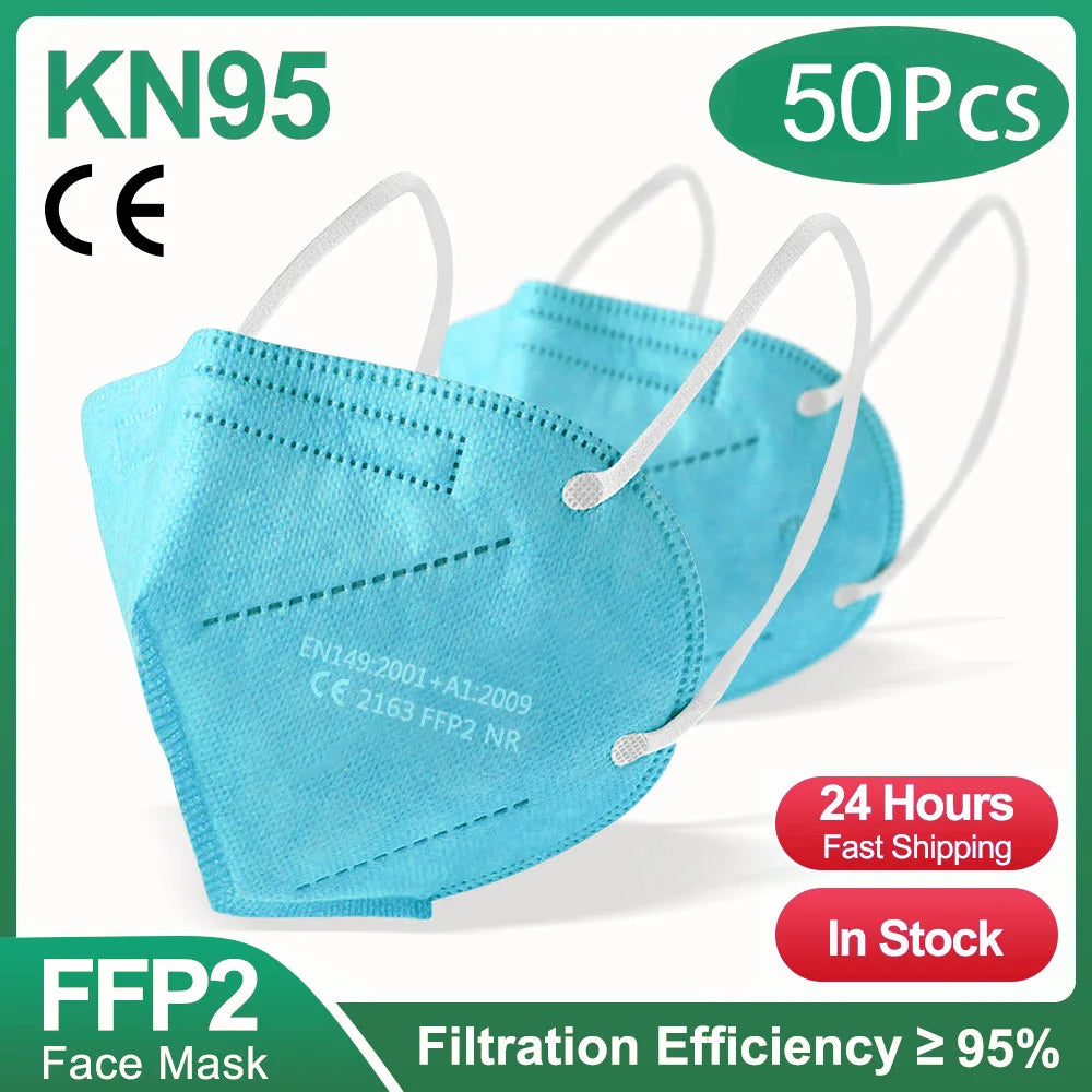 10-100Pcs ffp2 mask kn95 Face masque mask ffp2 mascarillas quirurgicas homologadas kn 95 certificadas mascherine ffp3 Masks