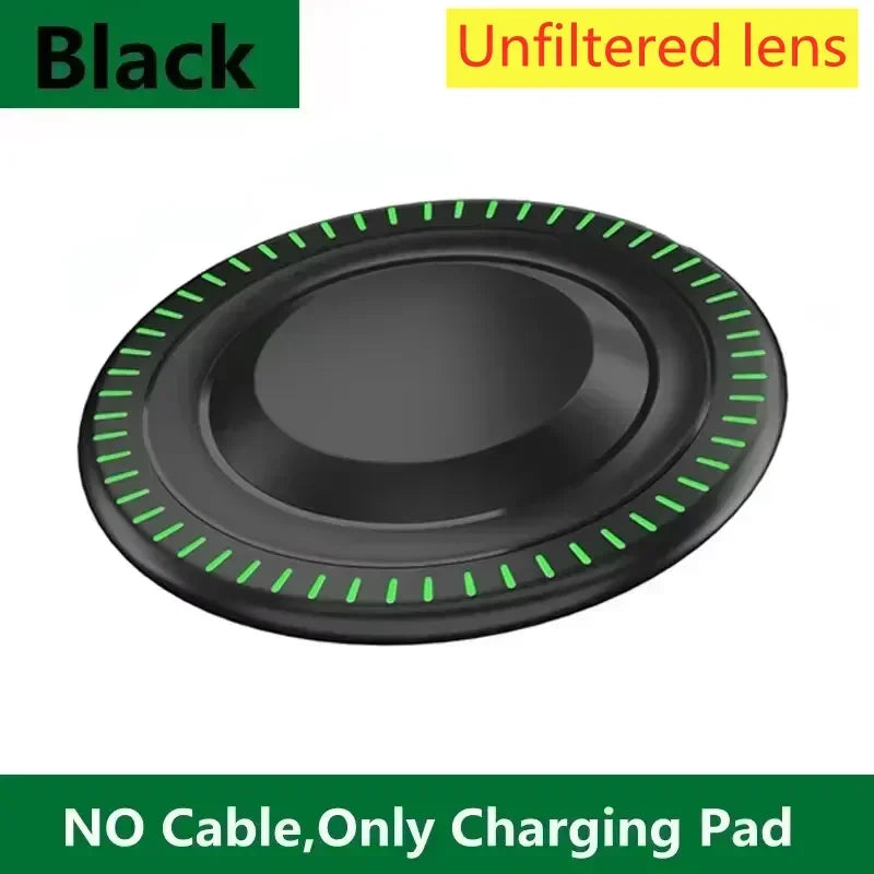 200W Wireless Charger Pad Fast Wireless Charging Station For Samsung Galaxy S25 S24 S23 S22 Xiaomi iPhone 16 15 14 13 12 Pro Max