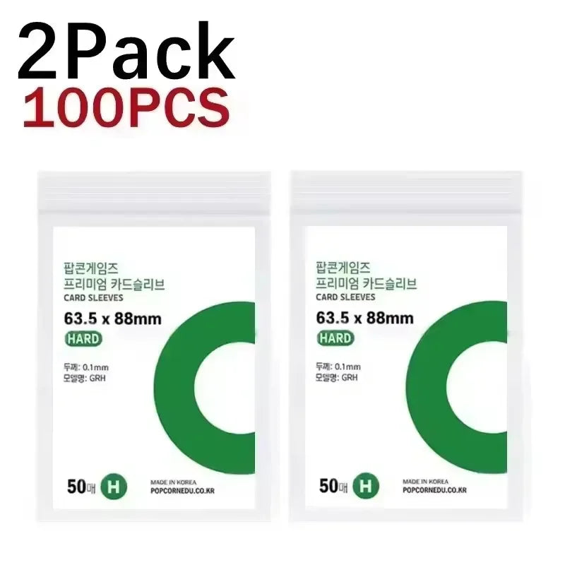 1-500Pcs Premium HD Transparent Kpop Idol Card Protective Sleeve Album Photo Waterproof Protector Game Card Holder 56x87mm