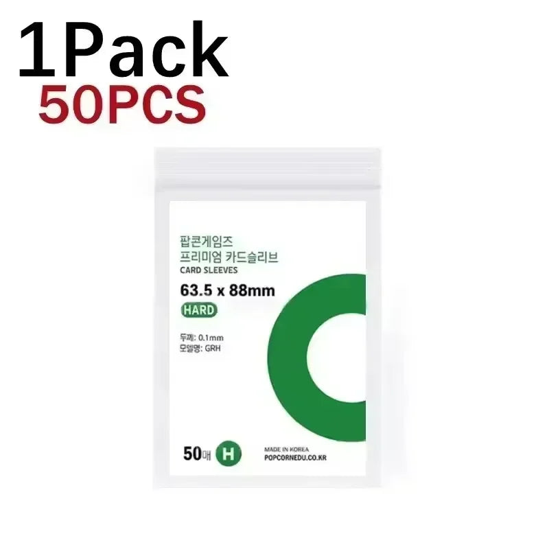 1-500Pcs Premium HD Transparent Kpop Idol Card Protective Sleeve Album Photo Waterproof Protector Game Card Holder 56x87mm